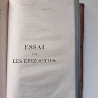 Contagion, essai sur les epizooties