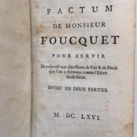 Factum de m foucquet titre