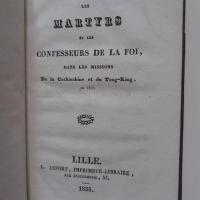 Martyrs cochinchine et tonkin titre