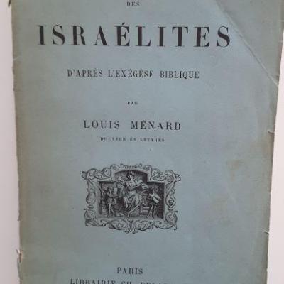 Menard histoire des israelites