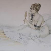 Miliere maurice lithographie 00055 claire red