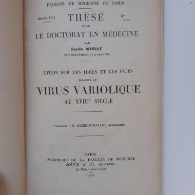 Morat virus variolique titre