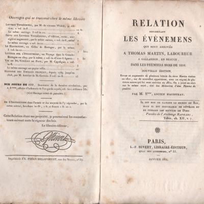 Relation des evenements thomas martin laboureur 1831 2 1