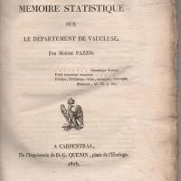 Statistique du vaucluse